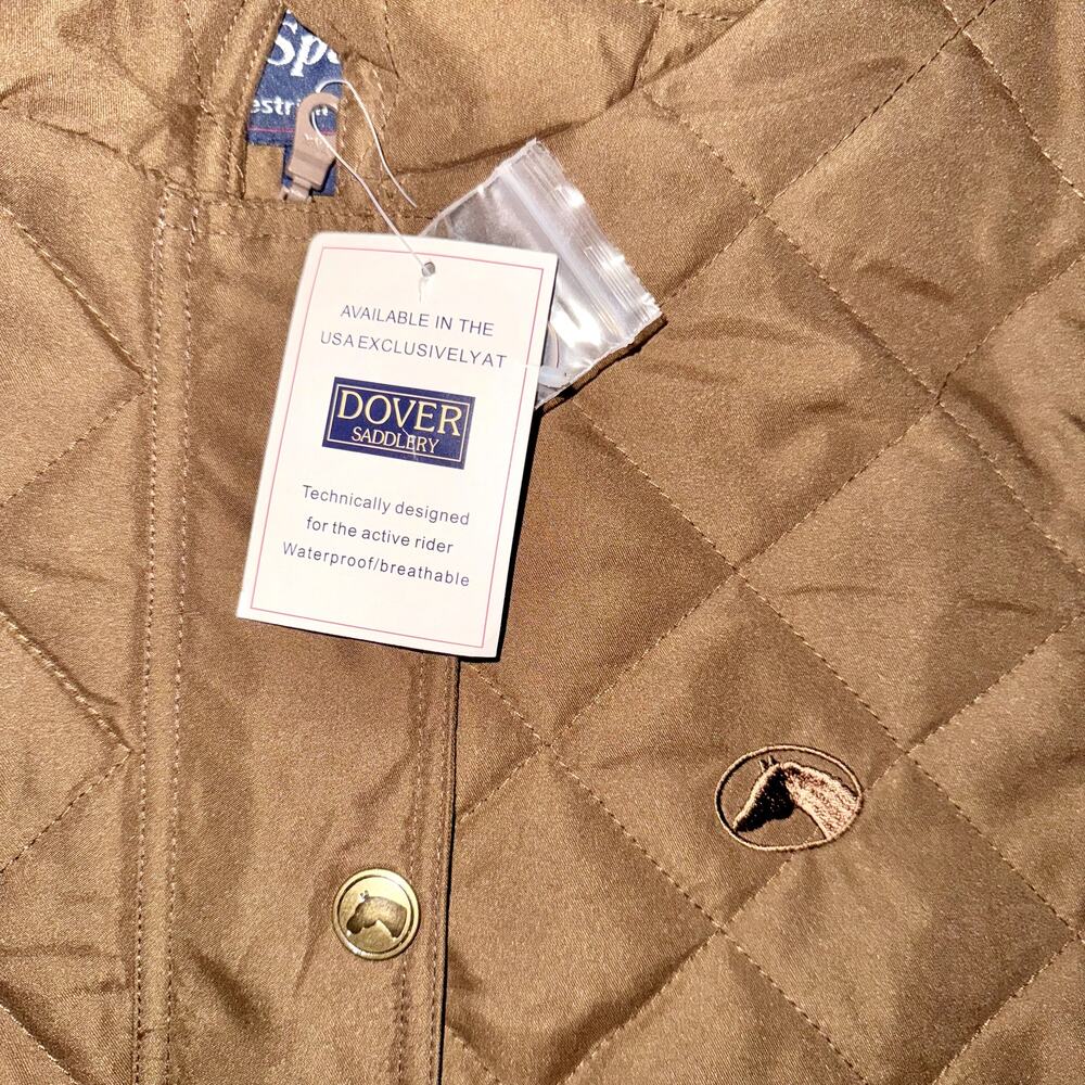 Dover Saddlery Brown Quilted Vest - Picture 10 of 11